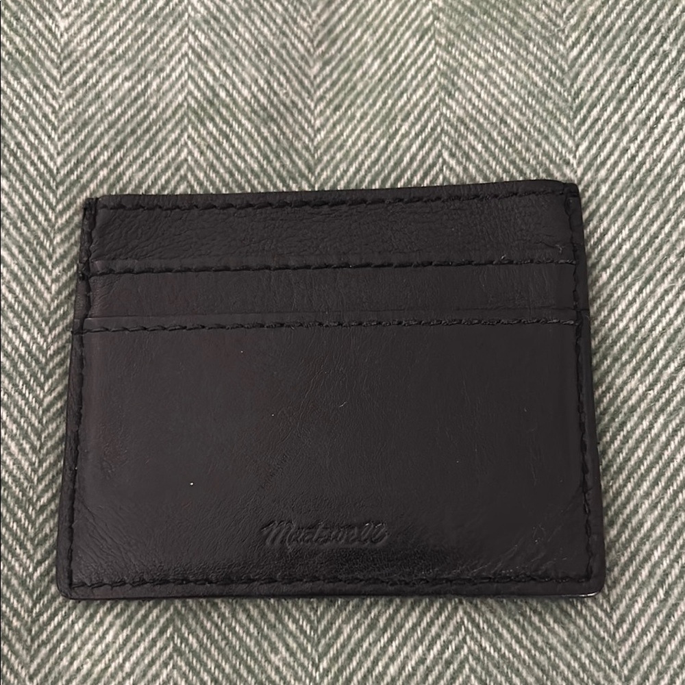 Madewell Black Card Holder